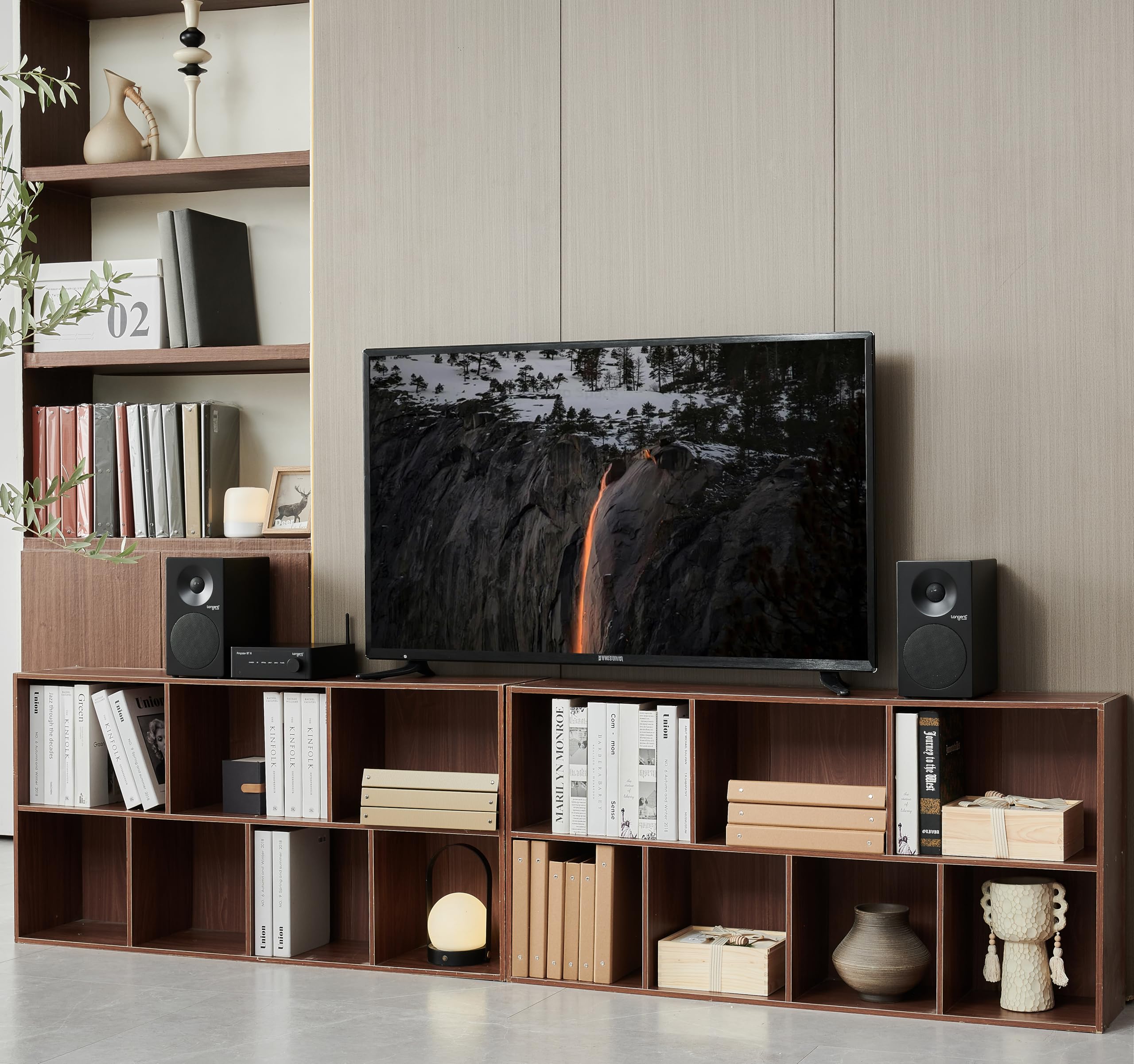 Tangent Spectrum II X4 par de altavoces para estantería, color blanco - Diseño compacto, estilo danés, sonido equilibrado