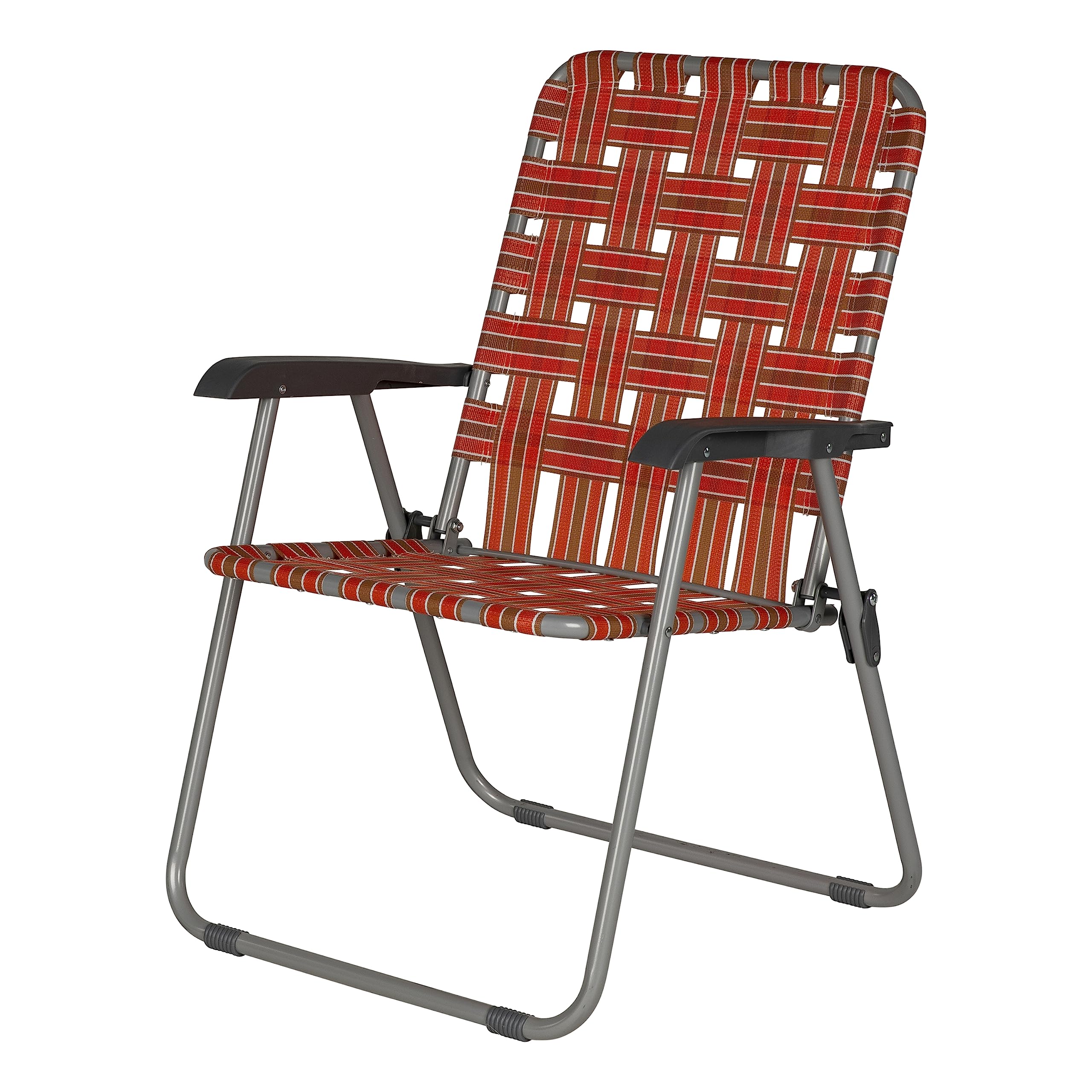 Camp Chair Vintage Folding Lawn Chair Picnic Camping Macramé