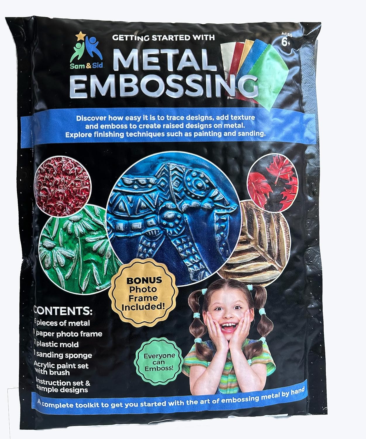 Kids Metal Embossing toolkit — Arts & Crafts Gifts for Boys and Girls Ages 6-18 – Craft Activities Kits – Creative Art Toys for 6, 7, 8, 9, 10, 11, 12, 13 Year Old Kids, Teenagers and Adults Kids Metal Embossing toolkit — Arts & Crafts Gifts for Boys and Girls Ages 6-18 – Craft Activities Kits – Creative Art Toys for 6, 7, 8, 9, 10, 11, 12, 13 Year Old Kids, Teenagers and Adults