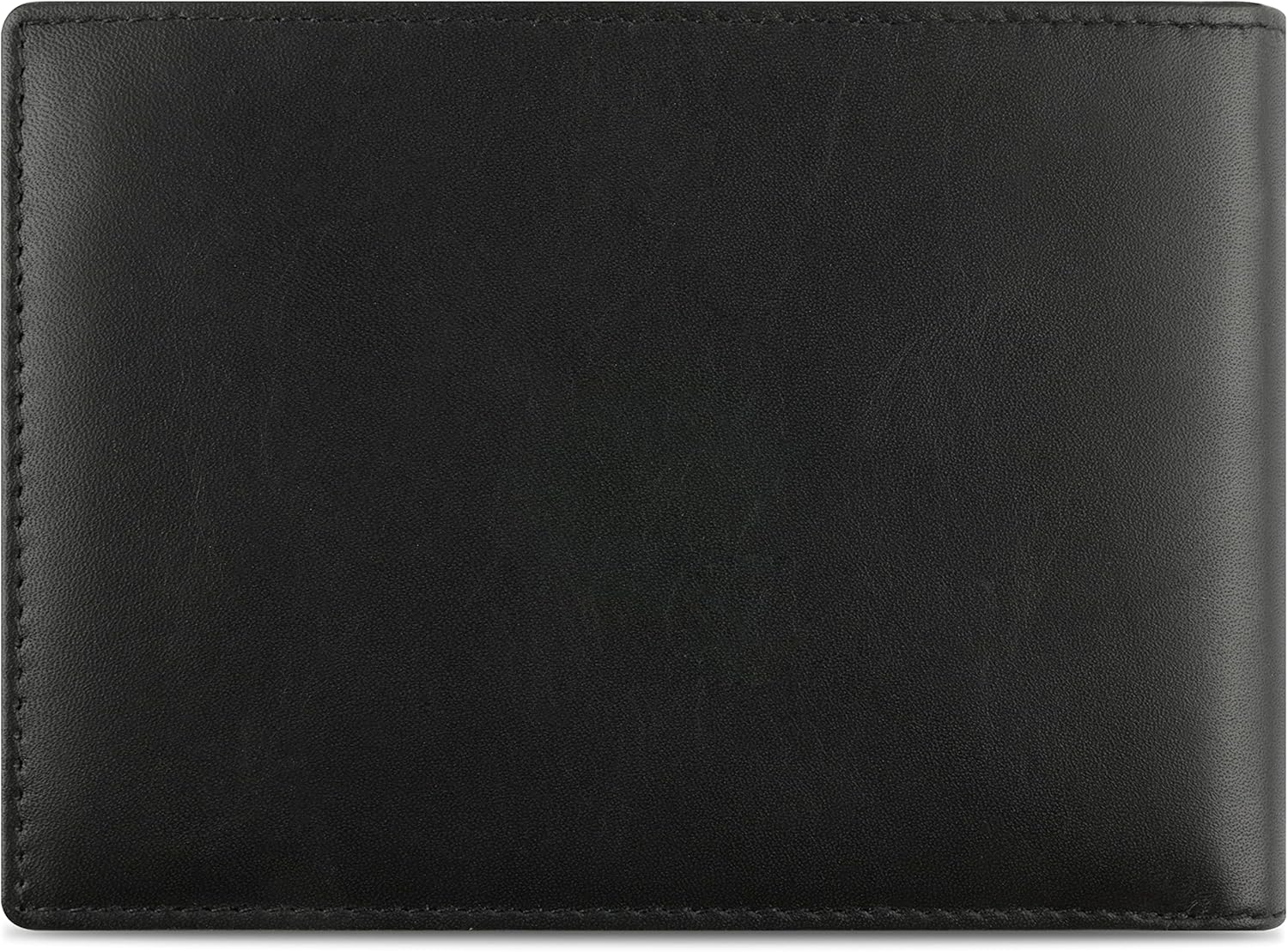 bugatti Super Slim Genuine Leather Wallet - Slim Wallet with RFID Protection, Black, black, Einheitsgröße, rfid wallet