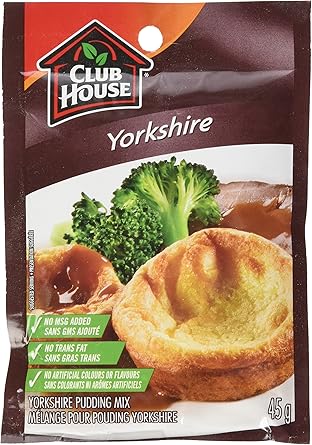 Club House Dry Sauce Seasoning Marinade Mix Yorkshire Pudding 45g Packaging May Vary Amazon Ca Everything Else