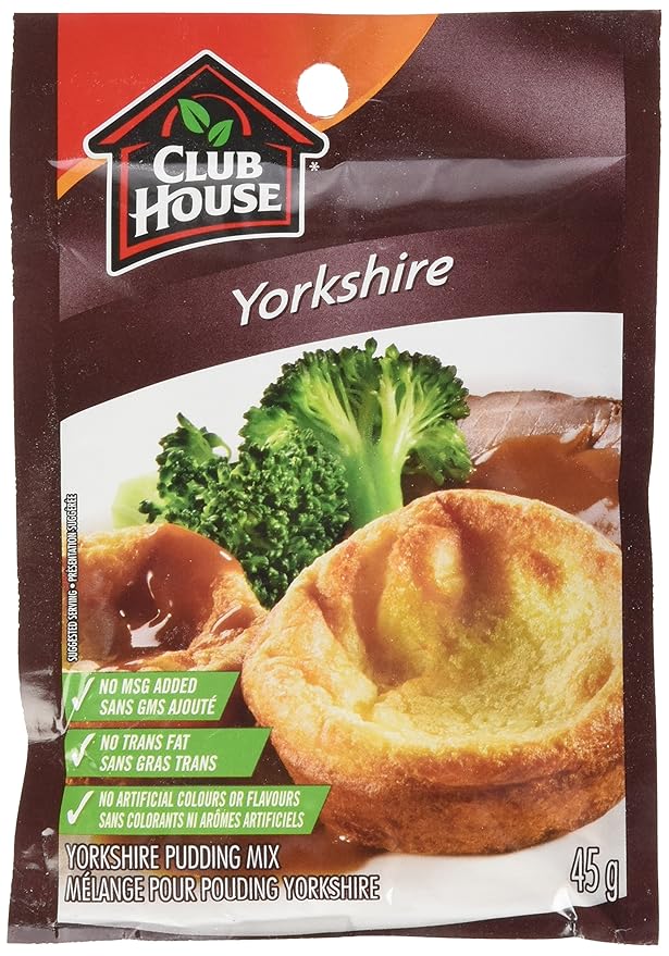 Amazon Com Club House Yorkshire Pudding 45g 1 58oz 12 Count Imported From Canada Grocery Gourmet Food