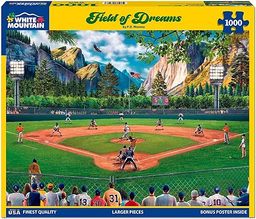 White Mountain Rompecabezas - Field of Dreams - Rompecabezas de 1000 piezas