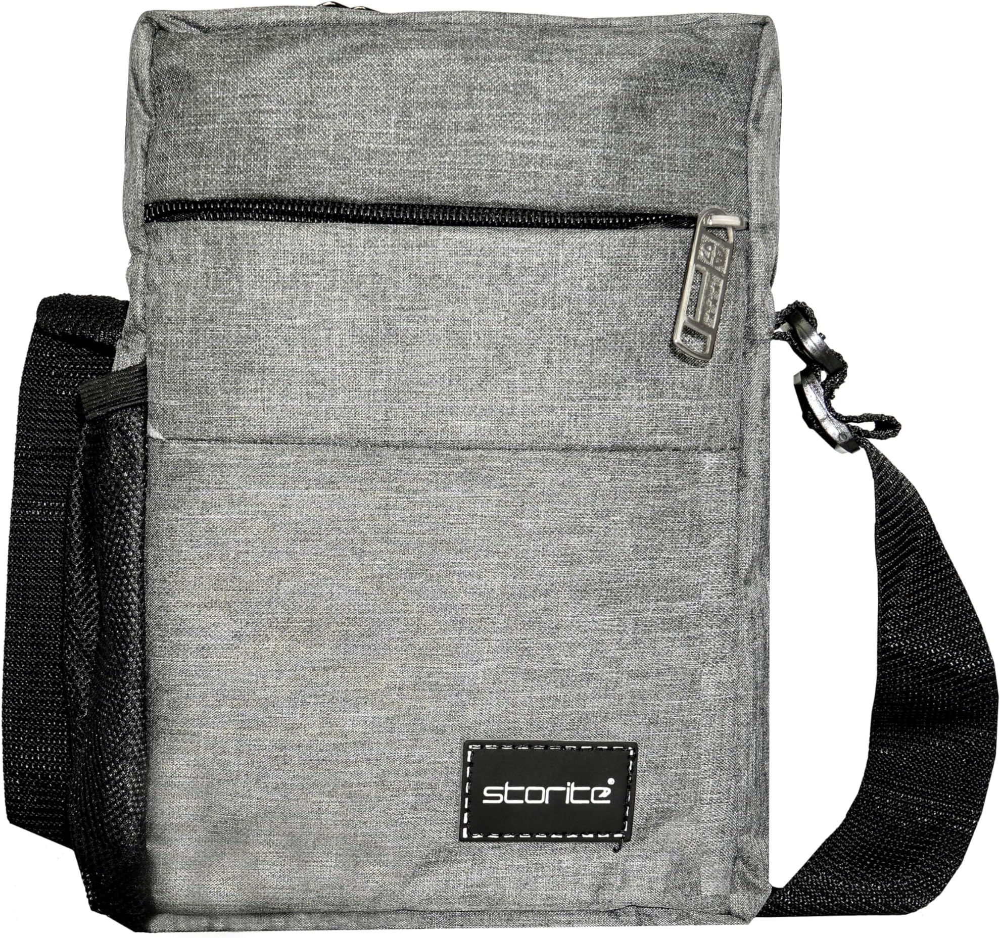 Storite 10 Inch Stylish Padded Mini Sling Bag for Men and Women, Small Passport Travel Bag and Small Sling Bag With Water Bottle Pocket