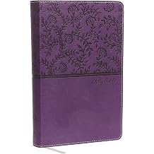 NKJV, Deluxe Gift Bible, Leathersoft, Purple, Red Letter, Comfort Print Holy Bible, New King James Version