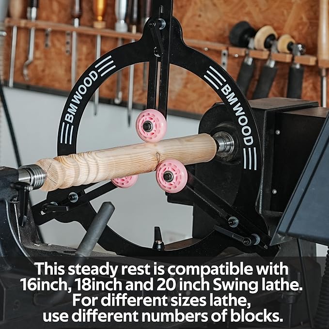 Soporte para Torno de Madera MC-FS9 para Tornos de 16,18 y 20 Pulgadas miniatura 3
