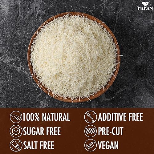 Miniatura 3 de Hakan Kataifi Masa filo en tiras, Pasta para pastel de Kataifi, Kadayif para Barra de Chocolate Dubai con Pistacho, Knafeh, Kunafa, Masa para
