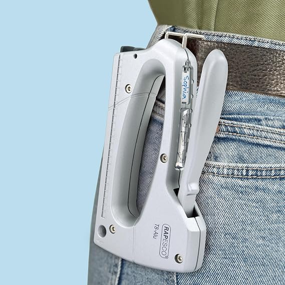Rapesco 0958 T8-Alu Staple Tacker with 300 13 / 6mm Staples, Grey