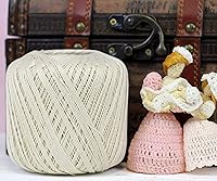 Vista 11 de Hilo para crochet – Tamaño 3., Bronceado, talla 10