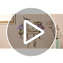 Image of Habere India-All the Cultures Fabricating India Keychain Stand | Keys Organizer | Key Hanger for Wall | Keychain Holder | Modern Key Holder for Wall (Purple)