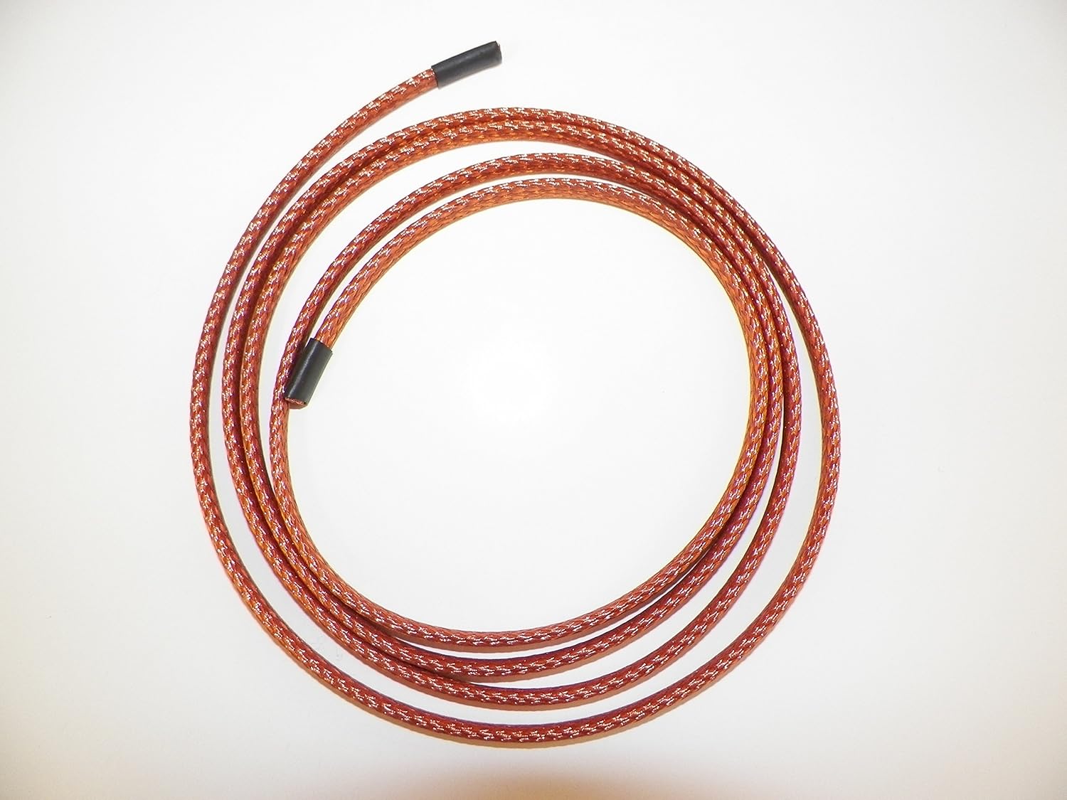 1/4 " BRAIDED COPPER EXPANDABLE FLEX SLEEVE, WIRING HARNESS, LOOM, FLEXABLE WIRE COVER (5 Feet)