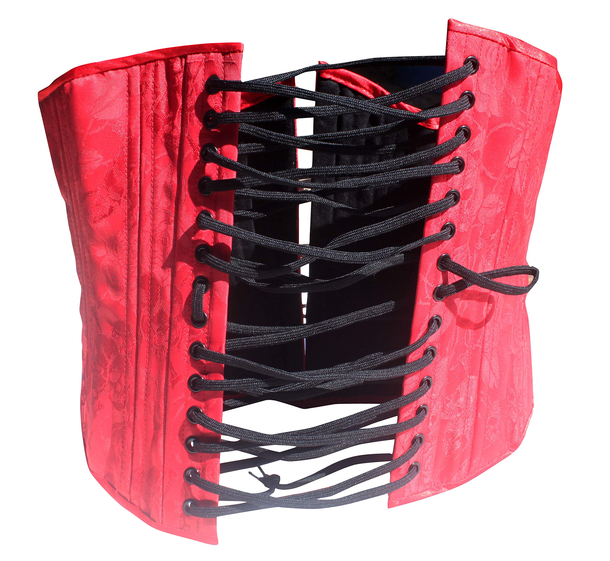 Svenine Renaissance or Working Girl Dancing Girls Corset Bodice Bustier - Red