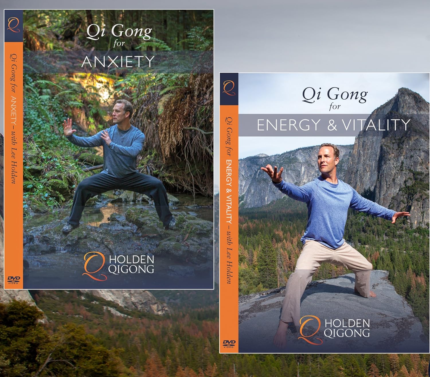 DVD Bundle Lee Holden Qi Gong for Anxiety / Qi Gong for Energy
