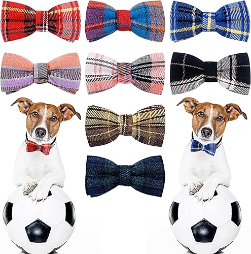 Miniatura 9 de Pet Show - Corbatín para perros, accesorios para collar de cachorros o gatos para cumpleaños o bodas