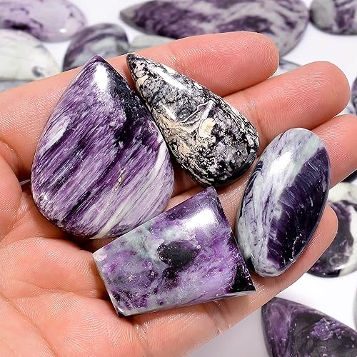 Miniatura 19 de Natural Blue Opal Gemstone- Healing Crystals for DIY Jewelry Making -Loose Natural Cabochon -Perfect for Crafting Unique Jewelry Designs