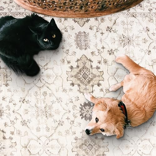 Miniatura 6 de ReaLife - Alfombra lavable a máquina, resistente a las manchas, sin desprendimientos, respetuosa con el medio ambiente, antideslizante, apta para