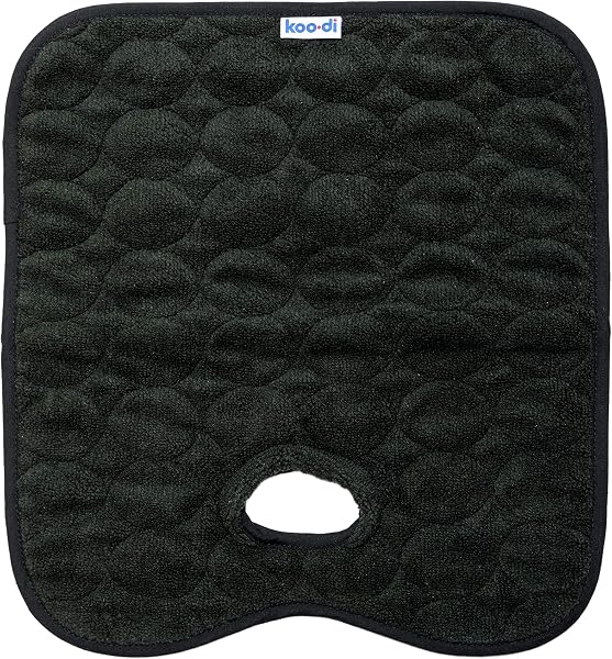 Koo-Di Oopsie Do Do Baby Car Seat Protector & Pushchair Liner - Black | Waterproof & Absorbent Seat Pad for Potty Training, Travel, Car Seat, Pushchair, Highchair & Buggy - 1