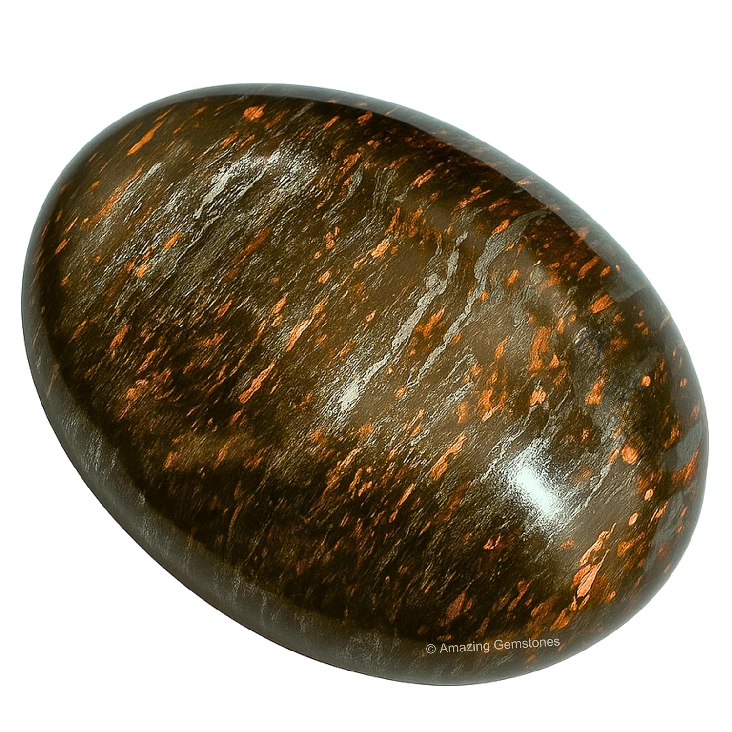 Amazing Gemstone Bronzite Crystals and Healing Stones - Large Palm Stone Crystals Piedra - Crystal for Good Luck, Balanced Positive Energy, Meditation - Unique Stocking Stuffers... - Image 2