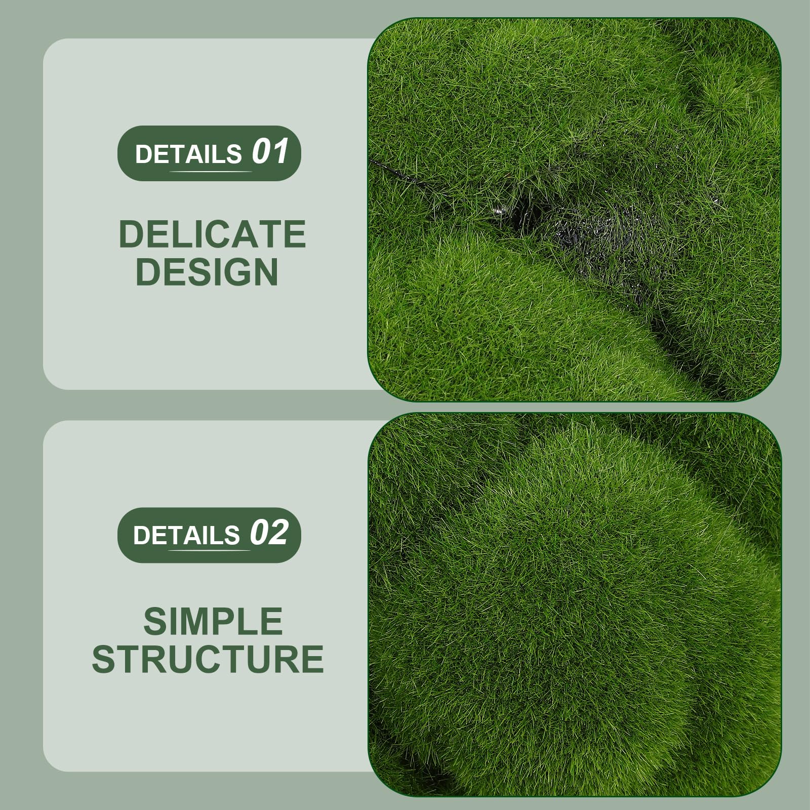 DOITOOL Bola de Musgo Artificial Decorativa Verde de PVC para Techo