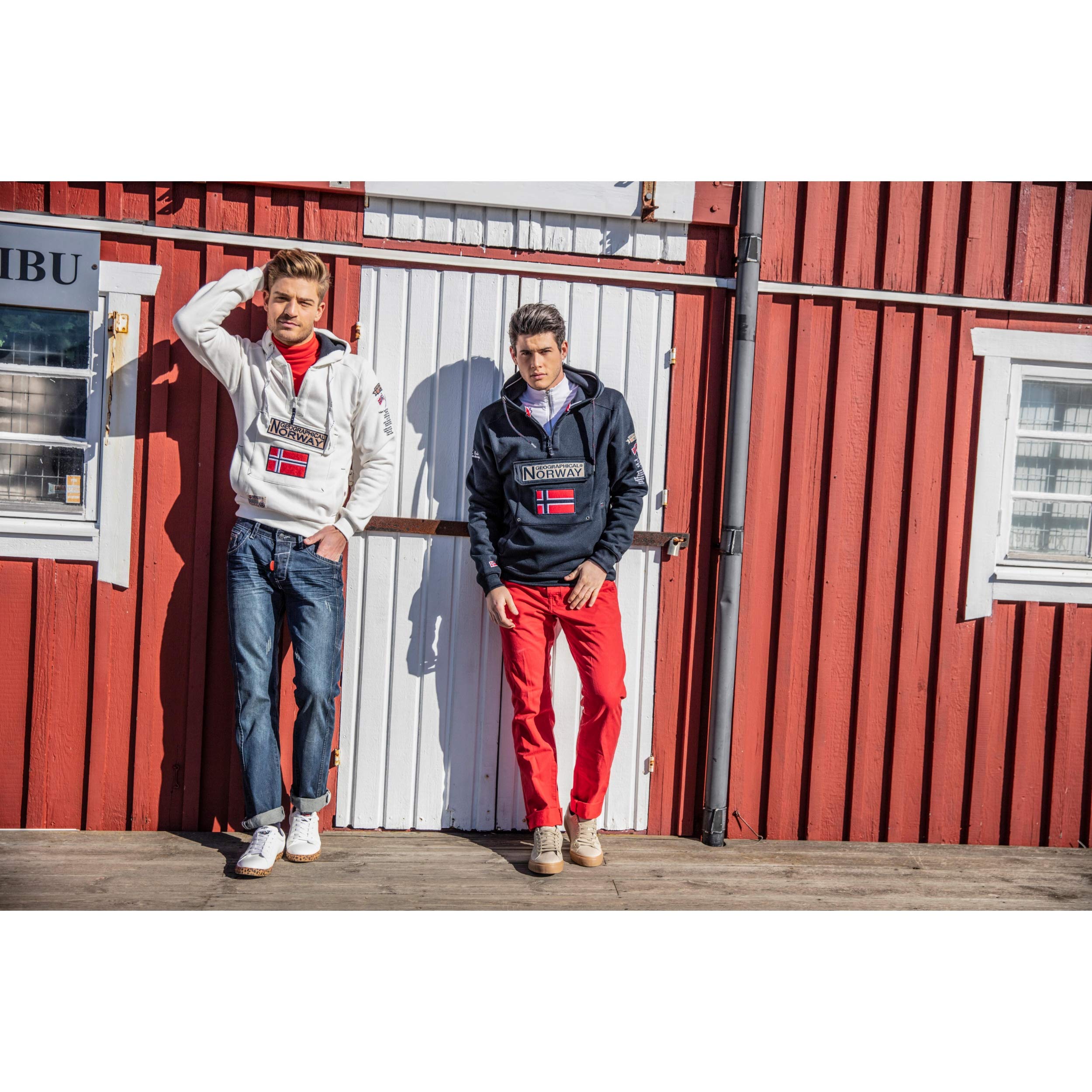 Geographical Norway Gymclass - Sudadera con Capucha para Hombre