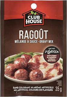 Club House (CLUC0) Ragout Gravy with LaGrille Steakhouse Onion, 35g/1.2 oz (Imported from Canada)