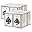 Regal Games [24 Decks] Rockets Bulk Playing Cards Set for Adults & Professionals - Poker Size Standard Decks for Blackjack, Poker, Canasta, Euchre - 310 GSM Linen Finish - Fun & Travel Playing Cards