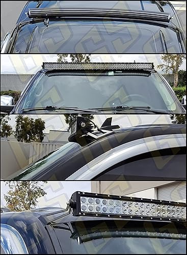 Miniatura 4 de GS Power - Soportes de luz LED para camioneta y SUV de GM. Montaje en la sección superior del parabrisastecho. Compatible con Chevrolet Chevy