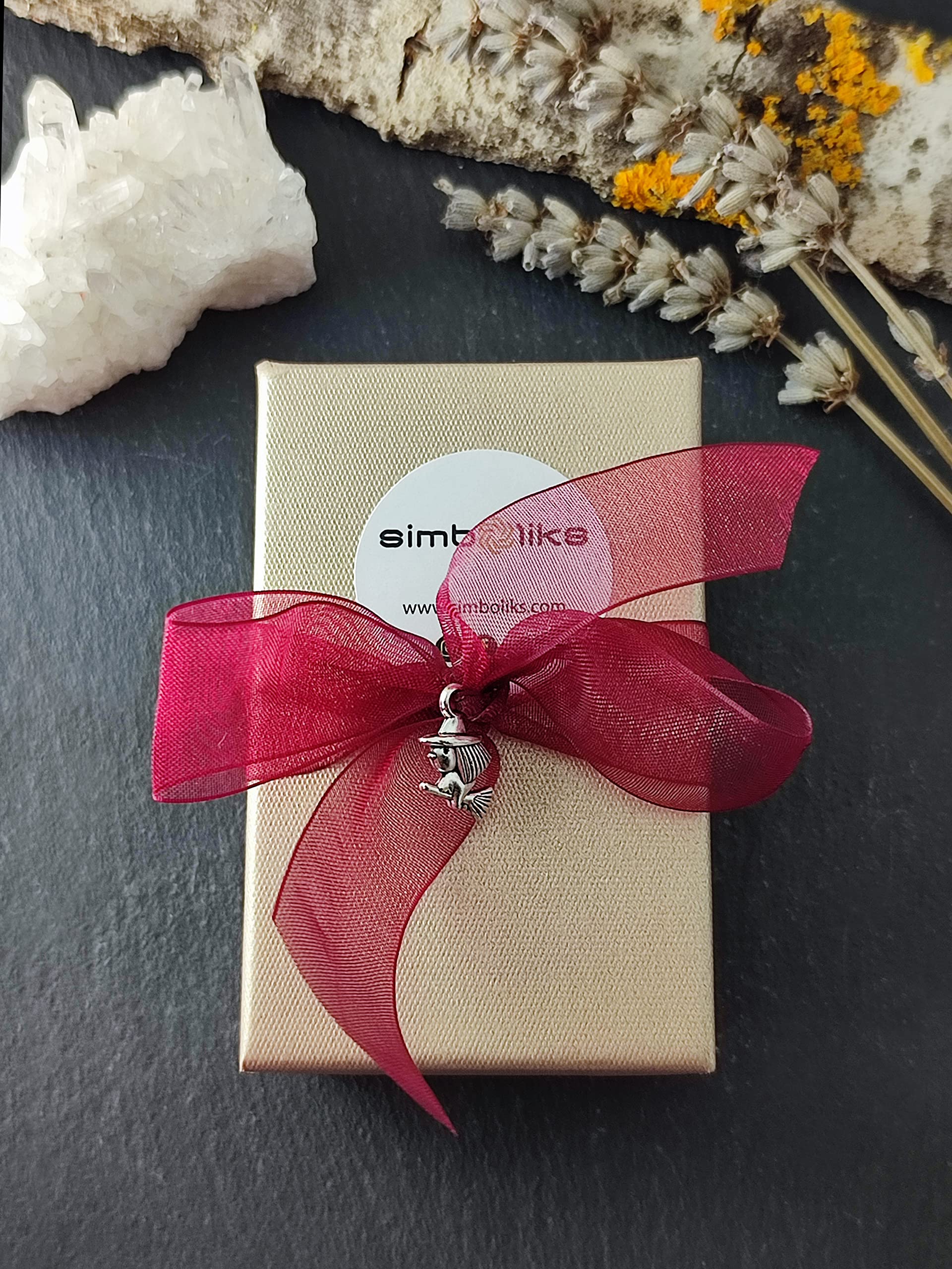 SIMBOLIKS Pulsera con el símbolo celta del Triskel, Amuleto de protección, Talisman, Vikingo, Trisquel, regalo Druida, Regalo hombre, Pulsera de regalo