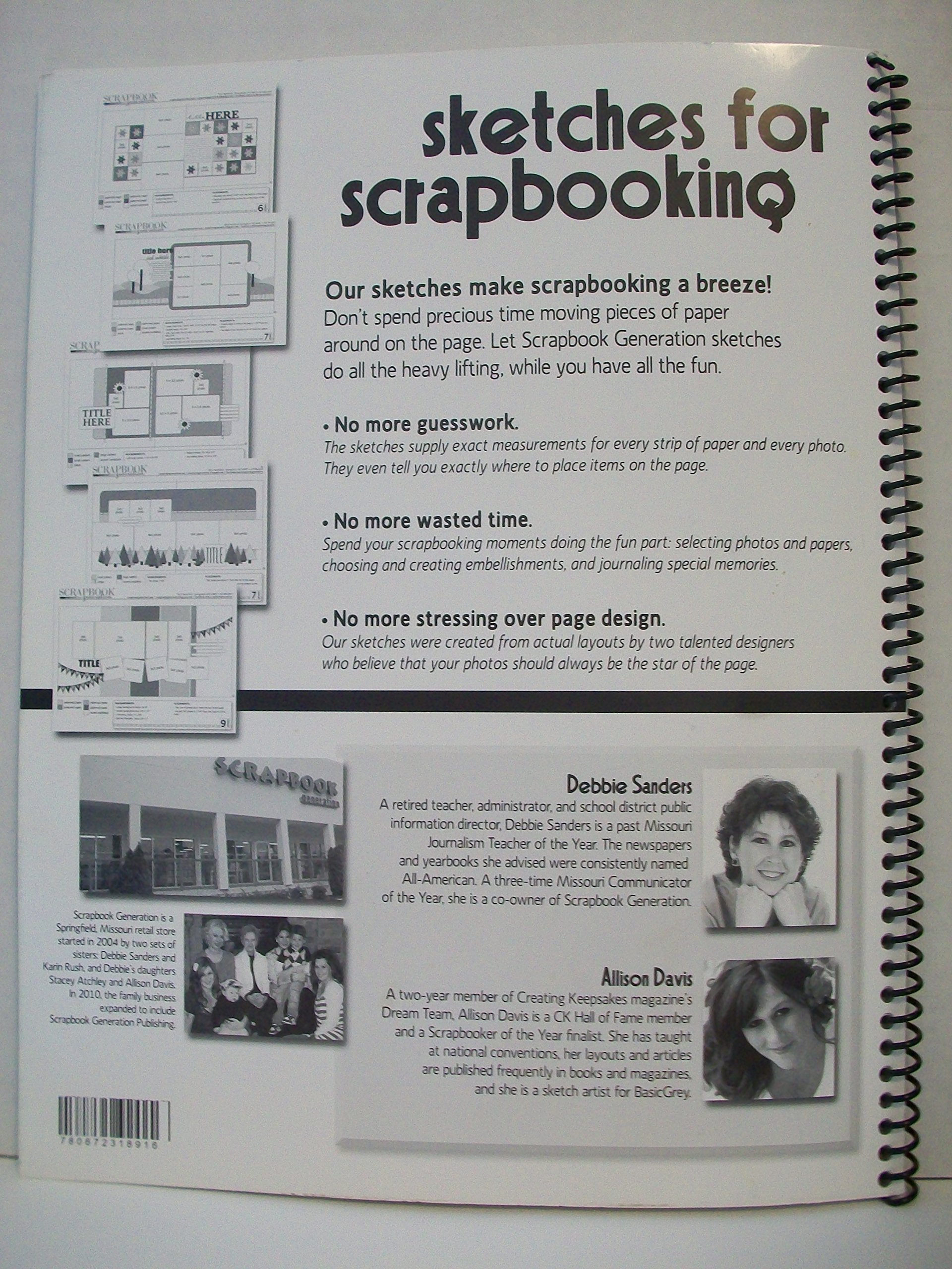 Amazon.com: Scrapbook Generation, Sketches for Scrapbooking Volume