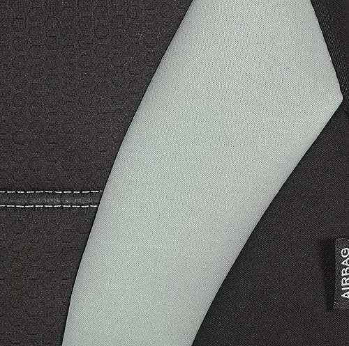 Miniatura 4 de Pic Auto Fundas de asiento de automóvil de respaldo alto,cuero sintético, compatible con bolsa de aire, ajuste universal