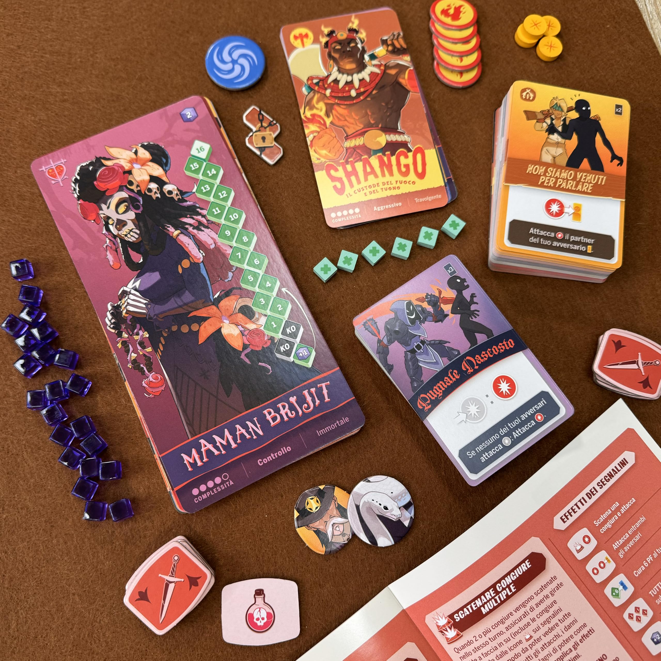 Tag Team – Jeu De Combat Deckbuilding 1vs1, 12 Combattants, 66 Combinaisons, 2 Joueurs, 10 Ans+, 20-30 Min (Version Italienne)