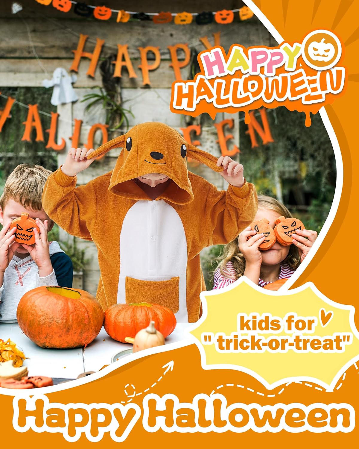 CANASOUR Unisex Anime Halloween Kids Onesie For 4T Girls Boys One Piece Christmas Pajamas Costume Party Cosplay Pyjamas - Image 4