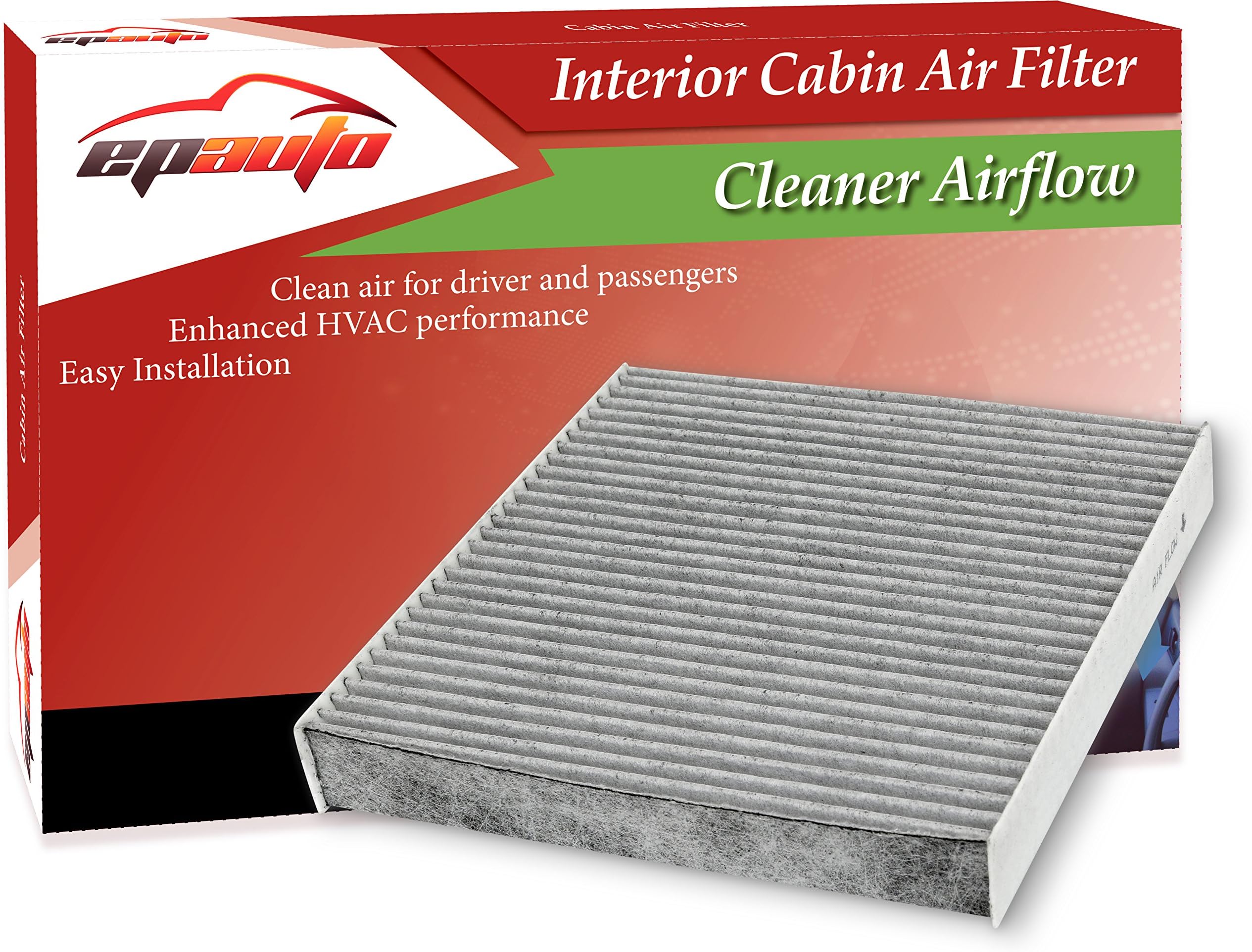 EPAUTOCP743 (CF10743) Replacement for Chrysler/Dodge/Infiniti/Nissan/Volkswagen Premium Cabin Air Filter includes Activated Carbon