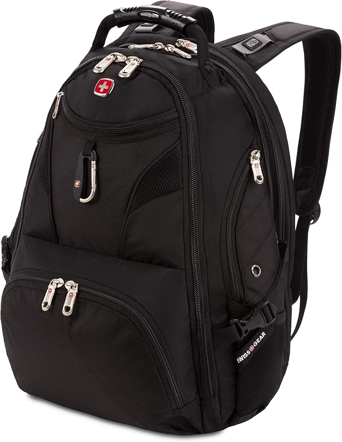 SwissGear Mochila para portátil 5977 Scansmart, Negro