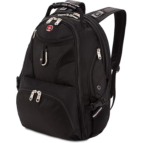 SwissGear 5977 ScanSmart Laptop Backpack, Black, 17-Inch