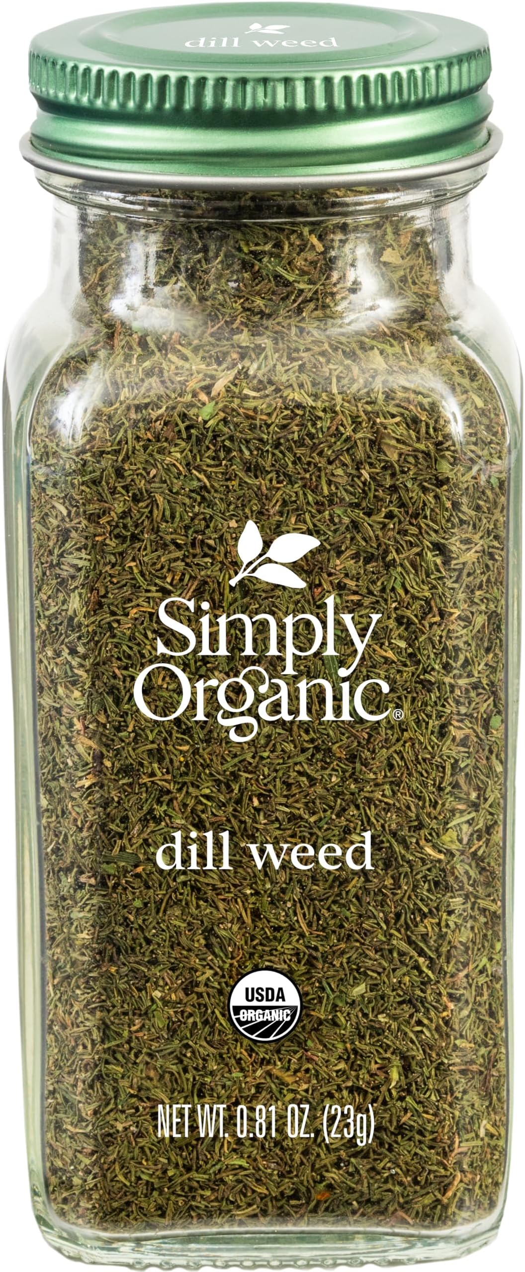 Simply Organic Dill Weed Cut & Sifted Certified Organic, 0.81-Ounce Container