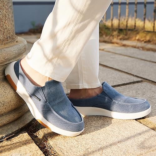 Miniatura 6 de OrthoComfoot Mocasines ortopédicos sin cordones para hombre zapatos para caminar con soporte del arco pantuflas casuales para fascitis plantar para