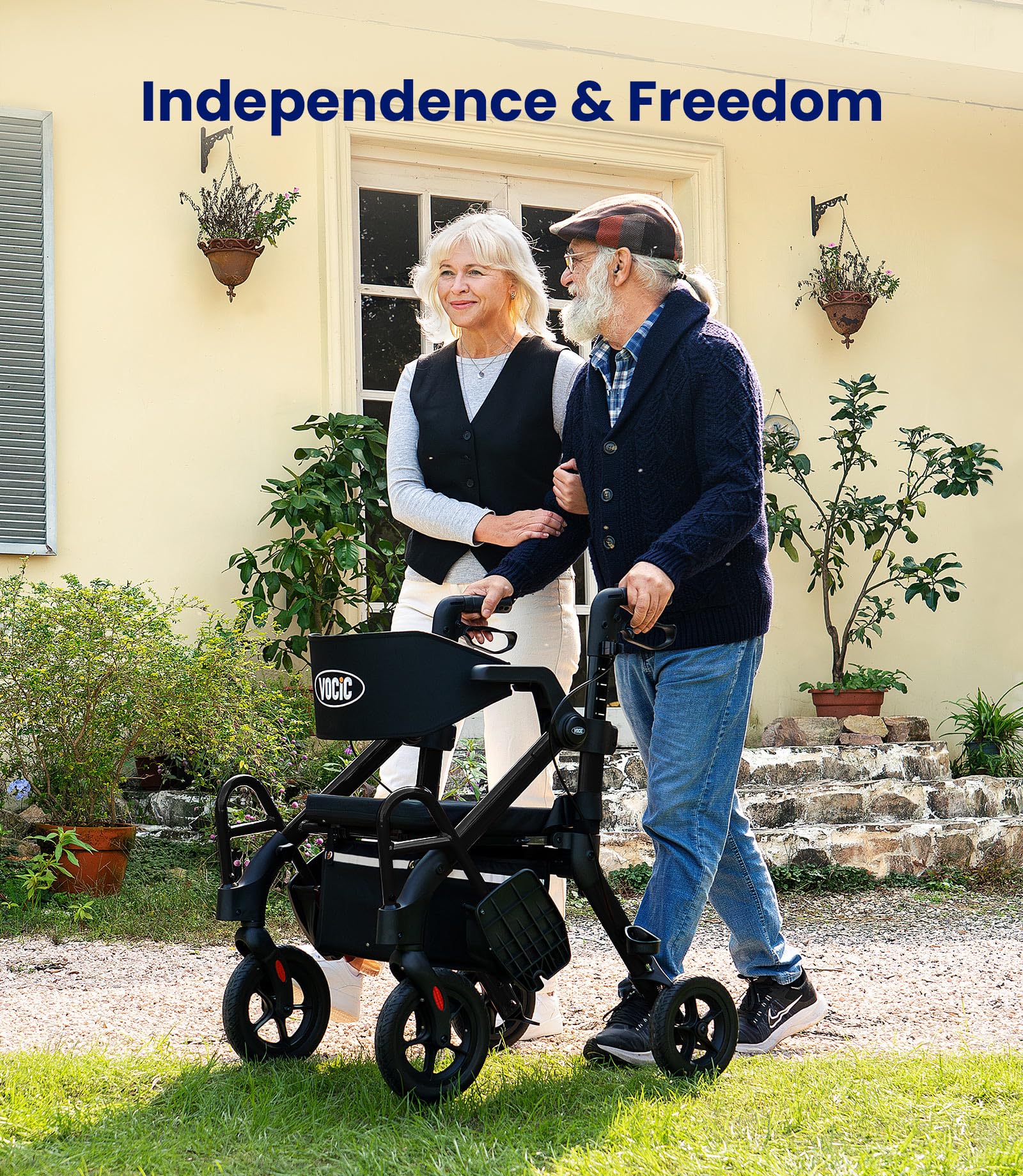 VOCIC Z55 2-in-1 Walker & Wheelchair Combo -9 VOCIC Z55 2-in-1 Walker & Wheelchair Combo -9