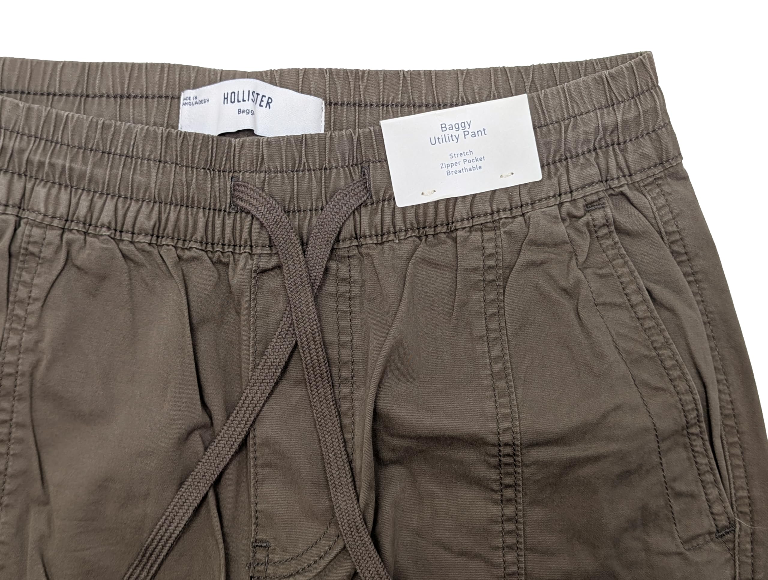 Hollister Men's Flex Waistband Comfortable Baggy Fit Utility Cargo Pants HOM-31 - Picture 34 of 36