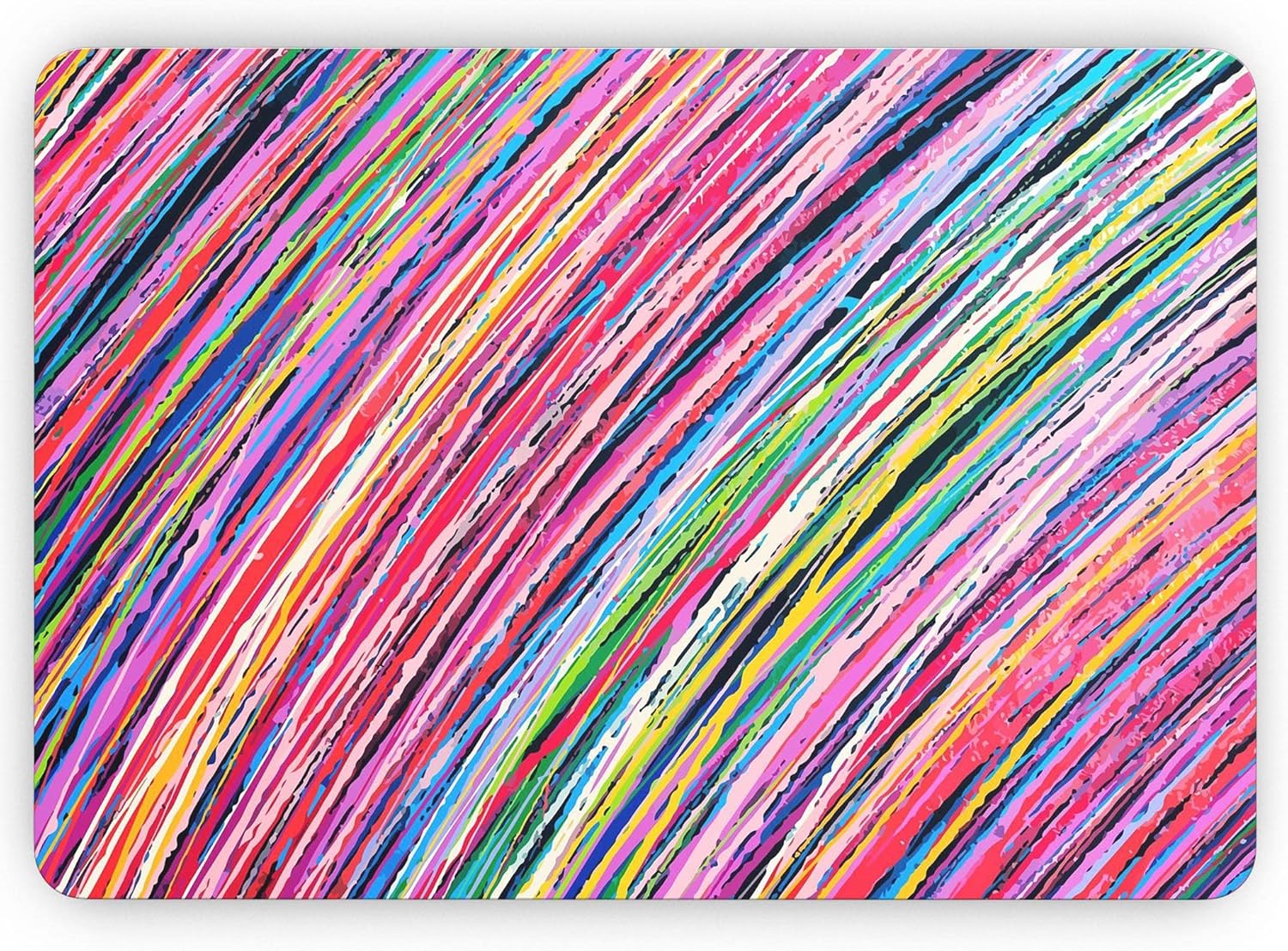 DesignSkinz - Abstract Color Strokes - Full-Body Wrap Protective Decal Skin Kit Compatible with MacBook 14" Pro M1 (A2442)