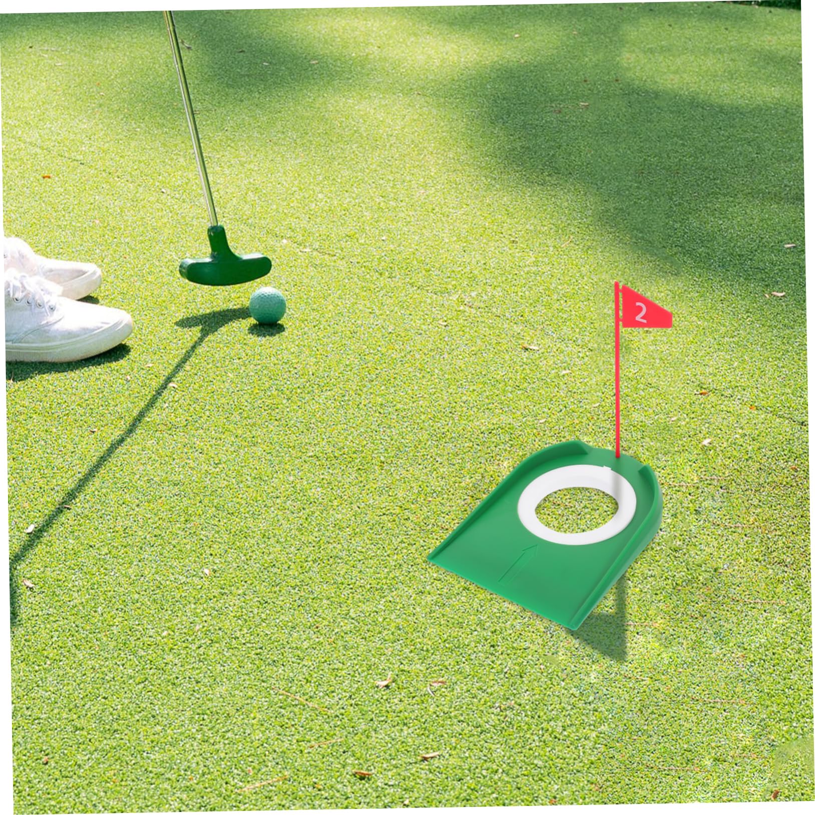 Toddmomy 9piezas Copa para Putting Unidades Plástico Resistente Banderas Extraíbles Práctica Casa