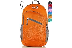 Sea to Summit Ultra-Sil Daypack | Packable, Handy Lightweight Travel Hiking Backpack| Orange