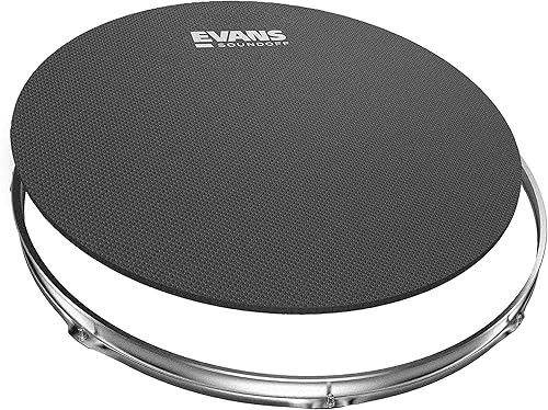 Evans Soundoff Almohadillas para Silenciar Tambores - Excelentes para Silenciar Kits Acústicos - Se Ajustan a Tambores Tom/Snare de 6"