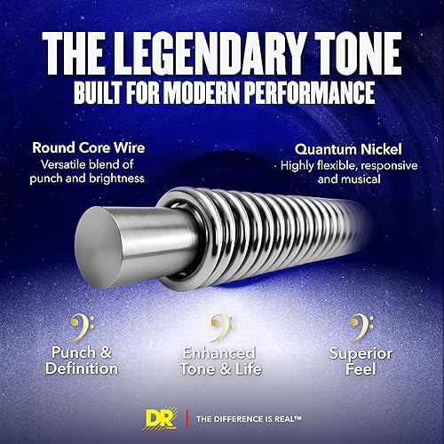 Miniatura 4 de DR Strings Cuerdas para bajo PURE BLUES (PB6-30)