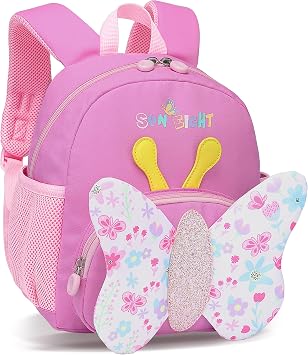 Tokeya Sac à Dos Ergonomique Maternelle avec Sangle de Poitrine et Dos Respirant (1-5 Ans)