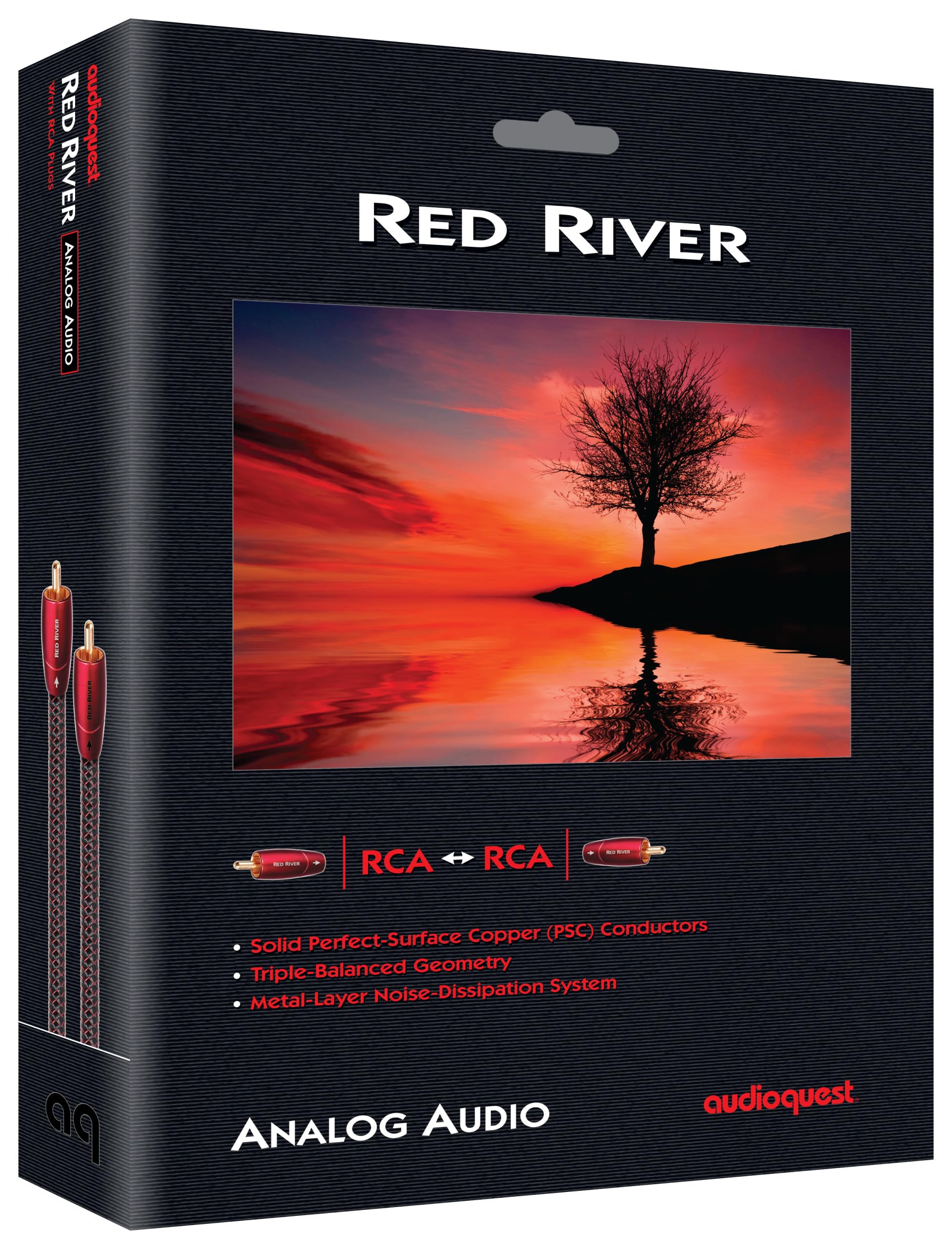AudioQuest – レッド川　RCA、2.0 M R02 Audioquest Red River RCA (2M) - ProPlugin