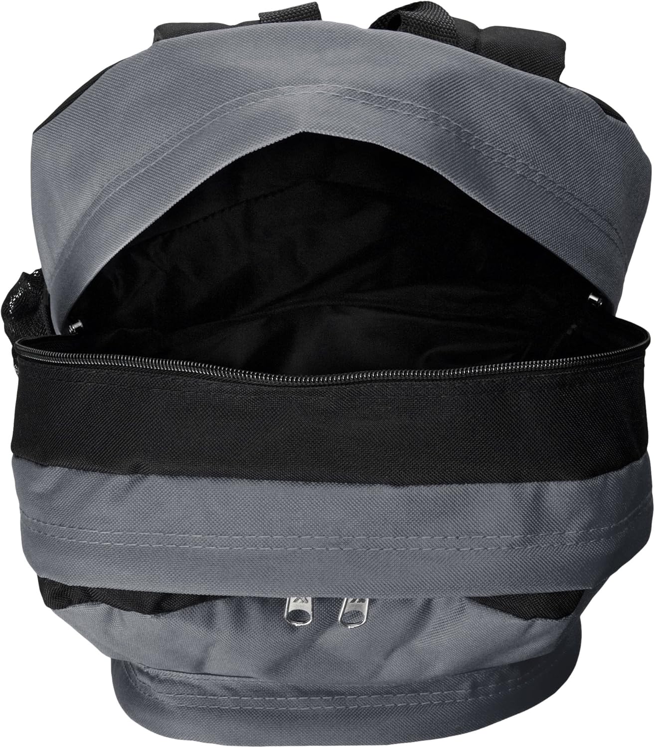 Everest 5045 Double Main Compartment Backpack, Dark Gray, One Size