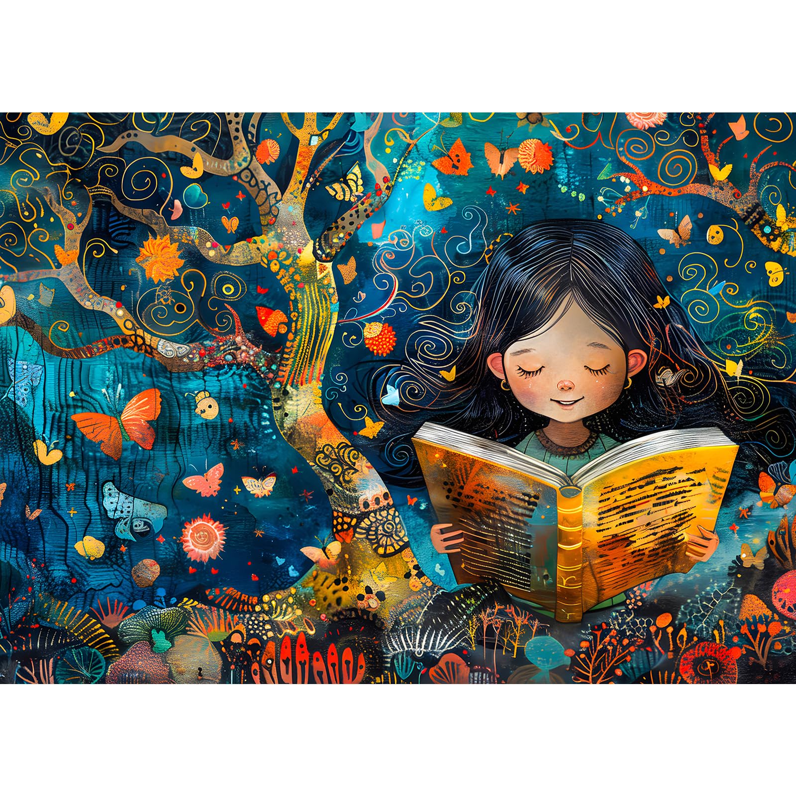 TangComplete - Fairy Tale Girl Puzzles for Adults 1000 Pieces, Jigsaw Puzzles for Adults 1000 Piece, Challenging Game Toys, Impossible Puzzle, Family