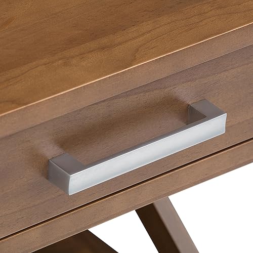 Miniatura 41 de SIMPLIHOME Kitchener Mesa consola – Mesa de sofá de madera maciza de 47 pulgadas de ancho en color blanco, mesa de almacenamiento contemporánea para