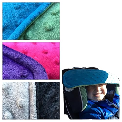 Miniatura 3 de NoNods - Almohada para asiento de coche, reversible, color negro y gris